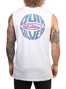 Quiksilver EV Quikglobe Muscle Tank White