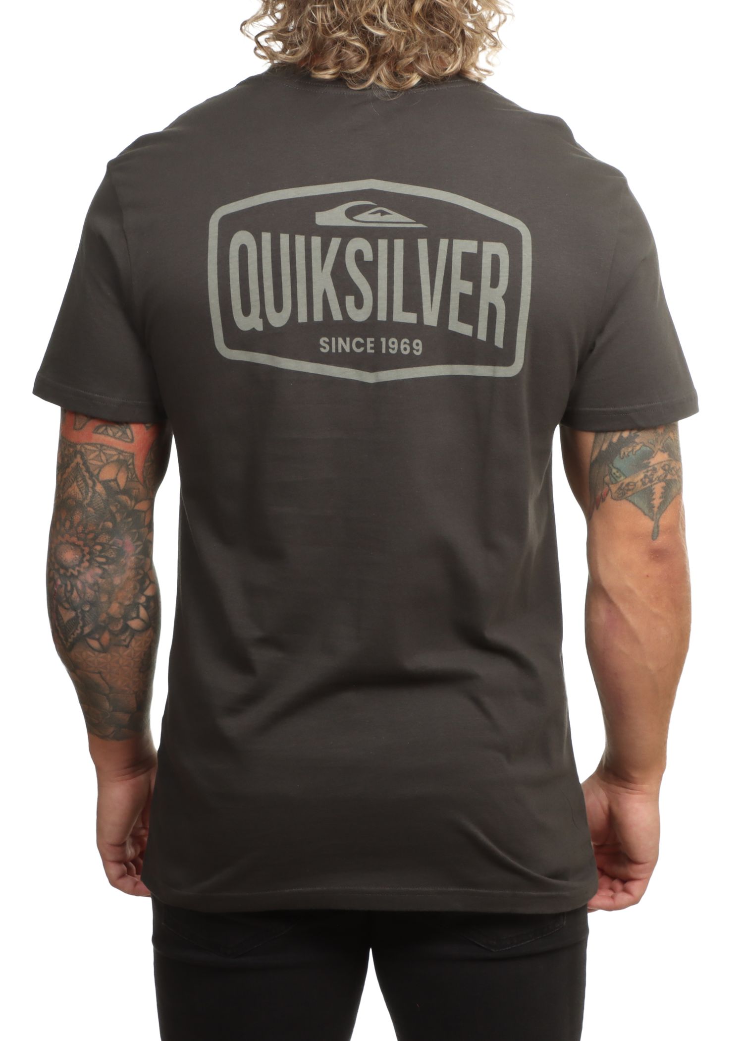 Quiksilver EV Surf Garage Tee Tarmac