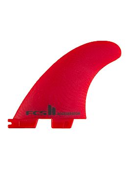 FCS 2 Accelerator Neo Glass Large Red Tri Fins