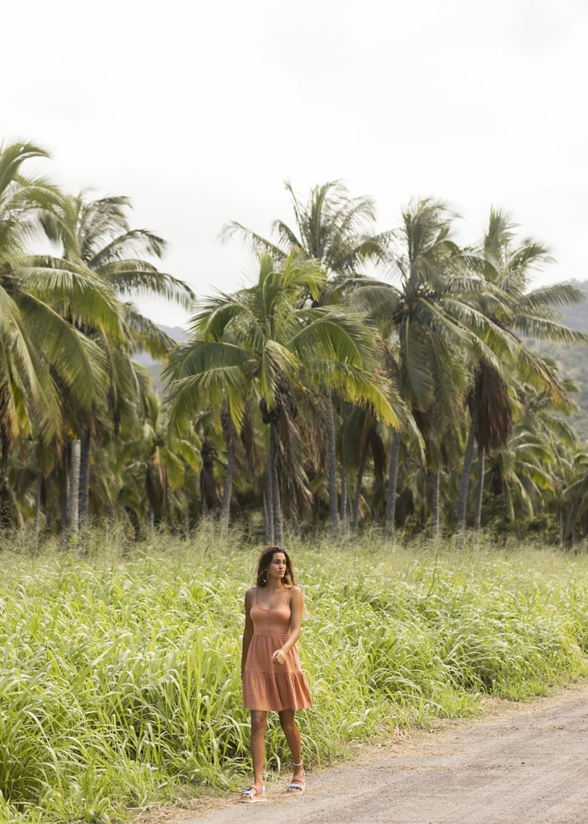 Roxy Beach Hangs Dress Toasted Nut
