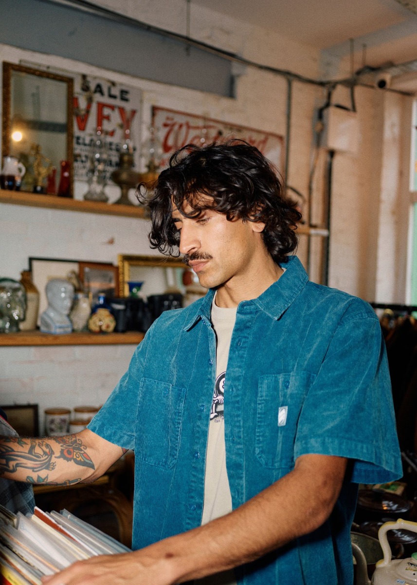 Santa Cruz Jimi Cord Short Sleeve Shirt Teal