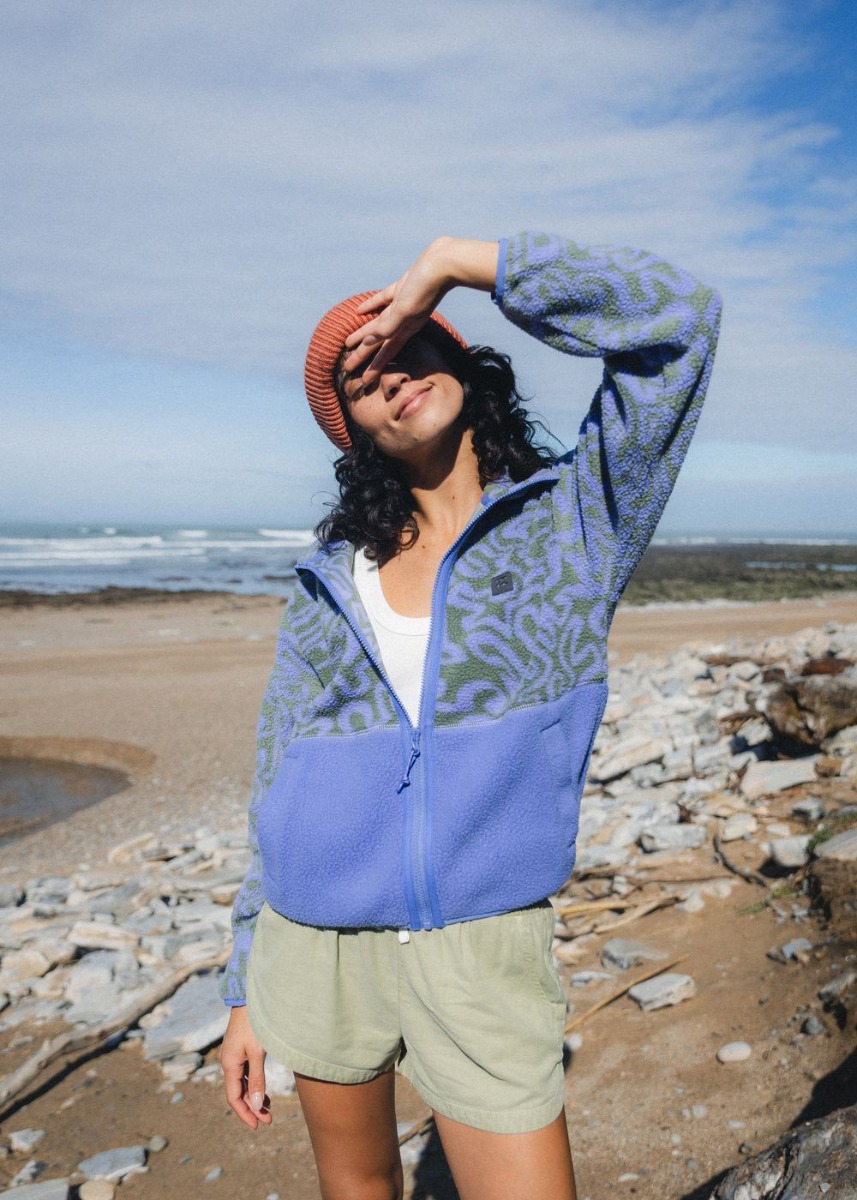 Billabong Rock Jetty Zip Fleece Iris