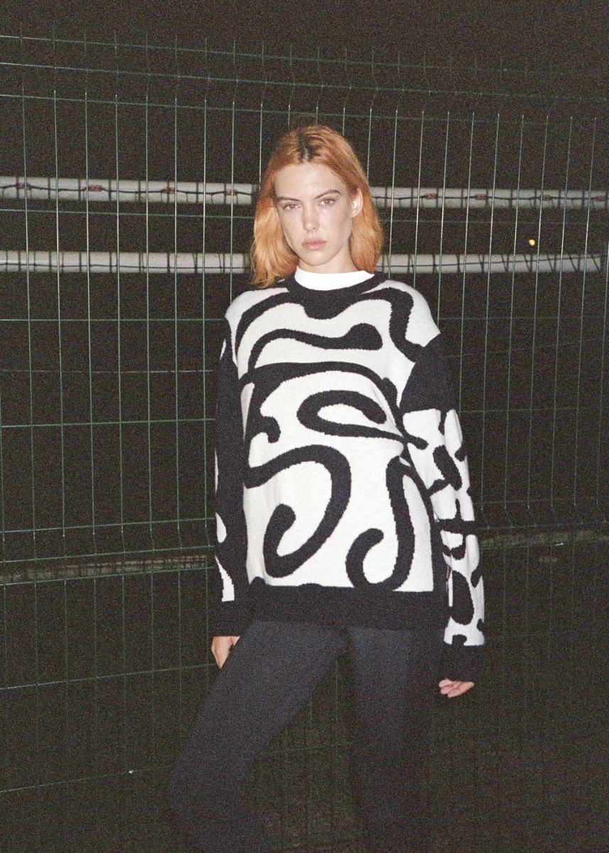 Volcom FA Zephyr Sweater Black White