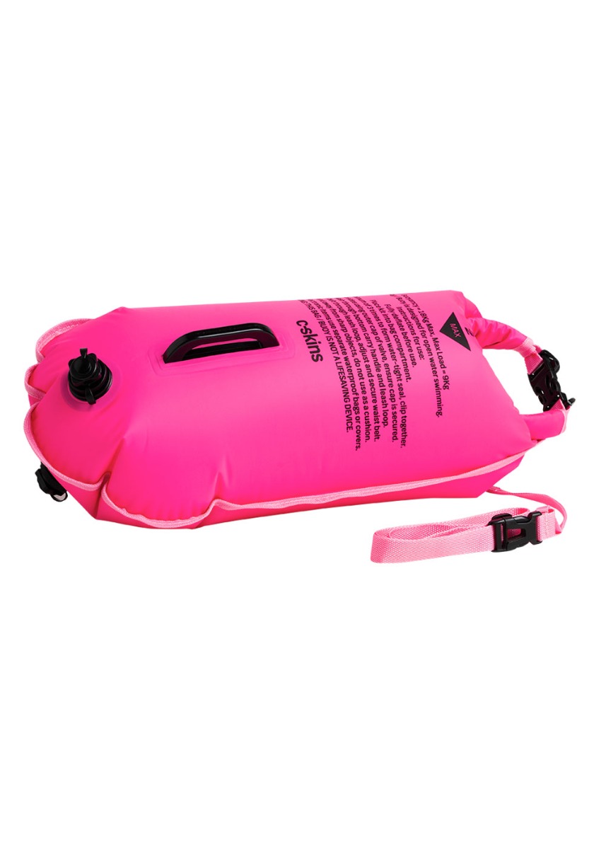 CSkins Swim Research Swim Buoy Dry Bag 28L Pink