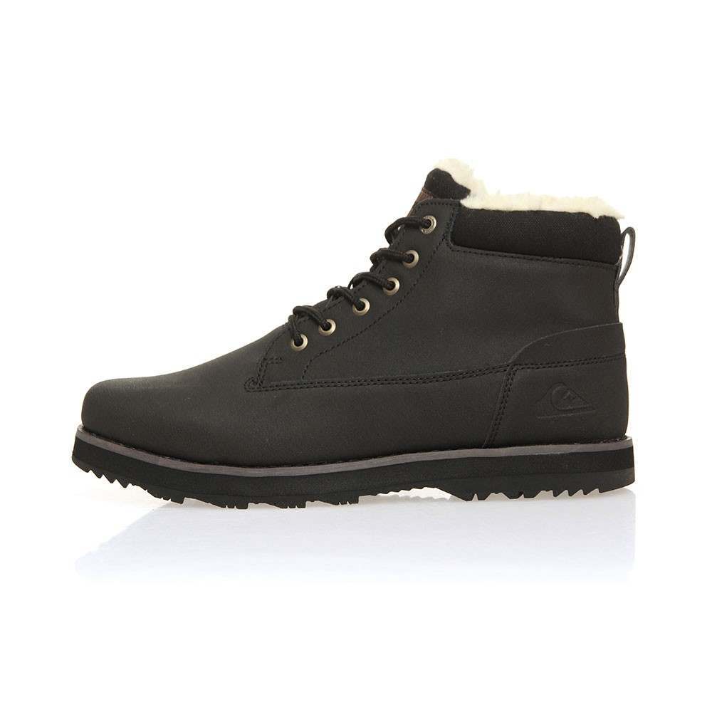 Quiksilver Mission V Boots Solid Black at Shore.co.uk