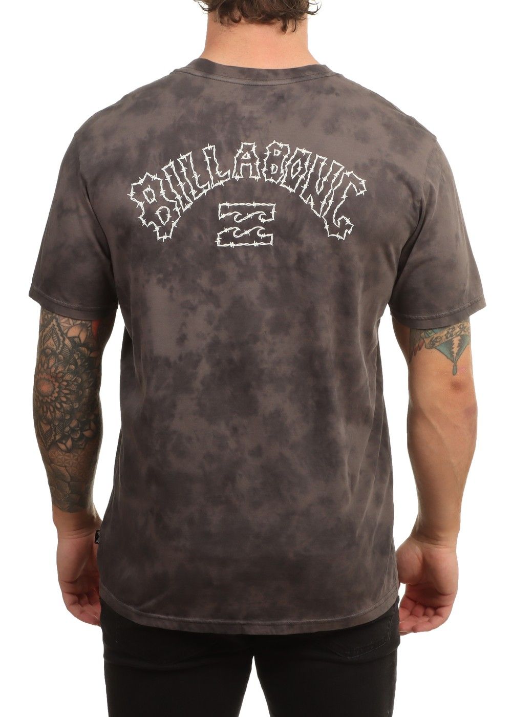 超新作】 Billabong Mens Long Sleeve Premium Logo Graphic TEE T-Shirt, Unity Dark  Gre