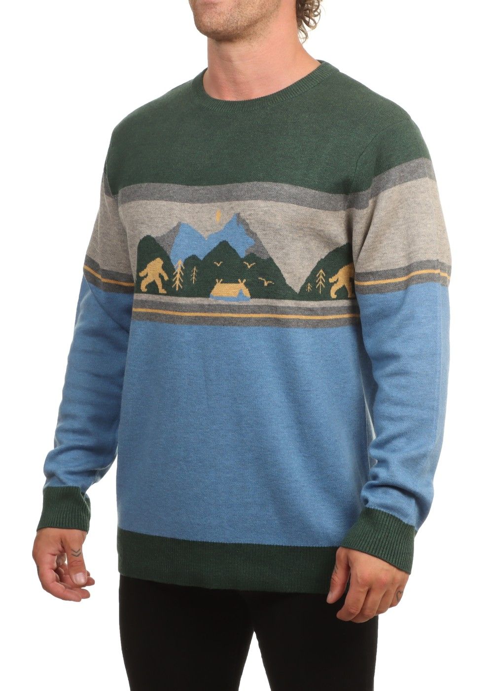 Kavu Highline Sweater Myth Mountains