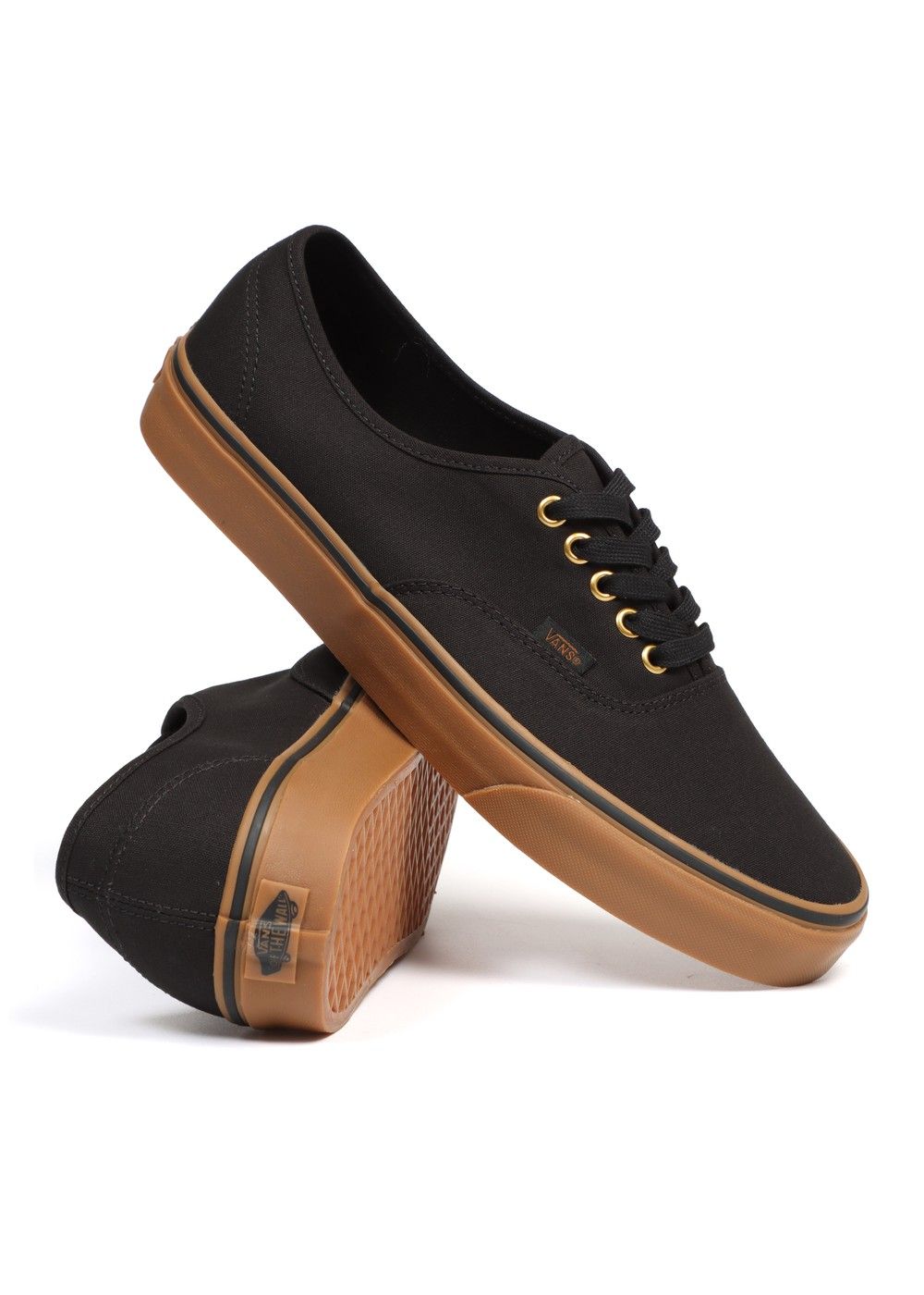 vans black rubber shoes