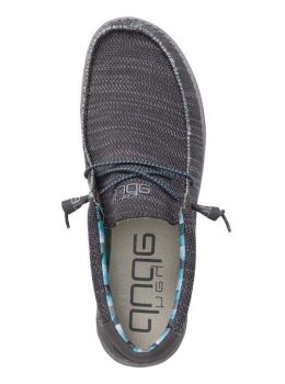 Hey Dude Wally Sox Shoes Charcoal