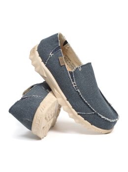Hey Dude Farty Natural Shoes Night Blue