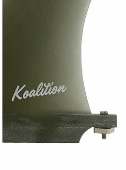 Koalition K-Flex 8Inch Surfboard Fin Smoke