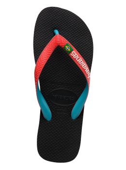Havaianas Brasil Mix Sandals Black Red