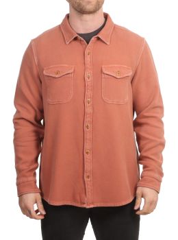 Outerknown Chroma Blanket Shirt Mineral Red