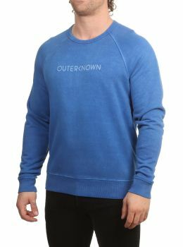 Outerknown OK Wordmark Crew True Blue