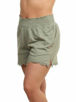 ONeill Smocked Shorts Lily Pad