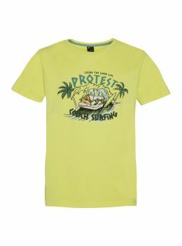 Protest Boys Wollef Tee Wild Lime Green