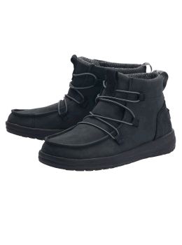 Hey Dude Eloise Recycled Leather Boots Black