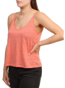 ONeill Essentials Loose Fit Tank Hot Coral