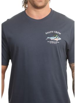 Salty Crew Rooster Premium Tee Harbor Blue