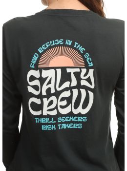 Salty Crew Sunrise Long Sleeve Vintage Black