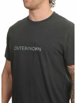 Outerknown OK Wordmark Pocket Tee Pitch Black