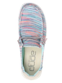 Hey Dude Wendy Sox Shoes Sunset Pink