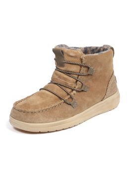 Hey Dude Eloise Suede Boots Chestnut