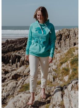 Saltrock Brave The Wave Hoodie Turquois