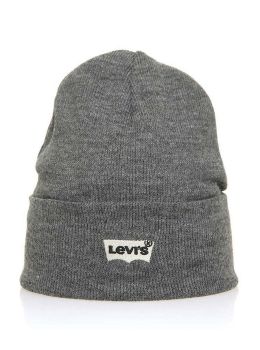 Levis Batwing Embroidered Beanie Regular Grey