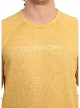 Outerknown OK Wordmark Crew Marigold