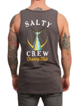 Salty Crew Tailed Tank Charcoal
