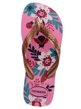 Havaianas Girls Flores Sandals Pink