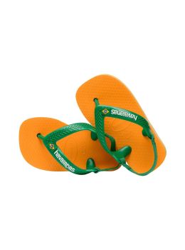 Havaianas Baby Brasil Logo Sandals Orange