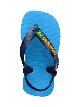 Havaianas Baby Brasil Logo Sandals Turquoise