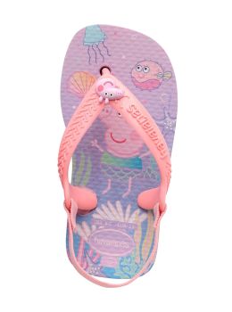 Havaianas Baby Peppa Pig Sandals Quiet Lilac