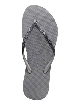 Havaianas Slim Sparkle II Sandals Steel Grey