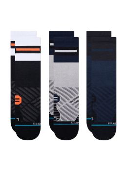 Stance Duration 3 Pack Socks Multi