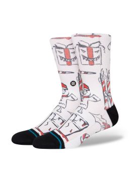 Stance Angry Holidayz Socks Off White