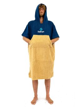 Surflogic Changing Towel Poncho Navy/Beige