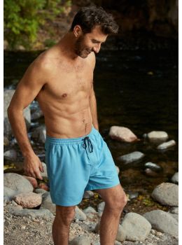 Outerknown Nomadic Volley Shorts Blue Wave