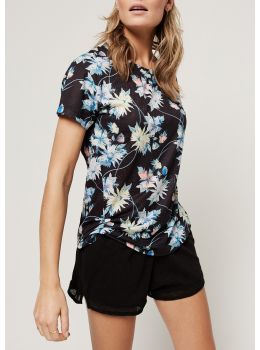 ONeill Sublimation Print Tee Black AOP