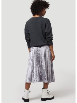 ONeill Revive Plisse Skirt Dark Grey Melee