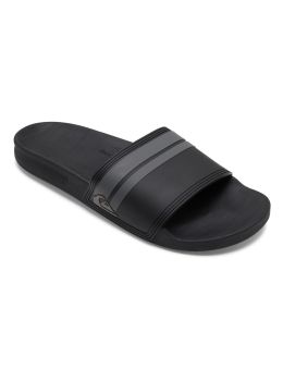 Quiksilver Rivi Slide Sandals Black Grey