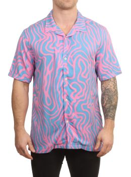 Quiksilver Pool Party Casual Shirt Blue