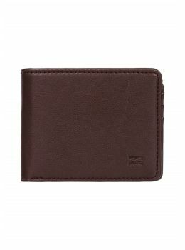Billabong Vacant Leather Wallet Chocolate