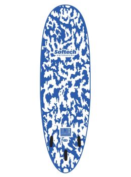 Softech Bomber Soft Surfboard 6FT 4 Blue/White