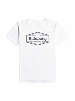 Billabong Boys Trademark Tee White