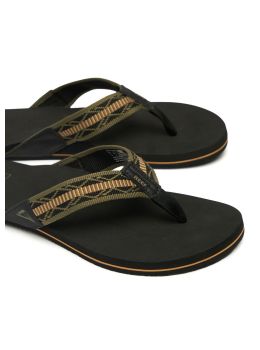 Reef Newport Woven Sandals Olive yellow