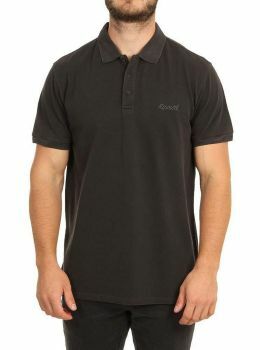 Ripcurl Faded Polo Shirt Washed Black
