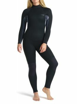 CSkins Ladies Surflite 5/4 Back Zip Wetsuit Raven